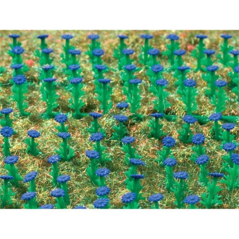 Vollmer 5117 HO Gauge Aster Flowers Dark Blue (120)
