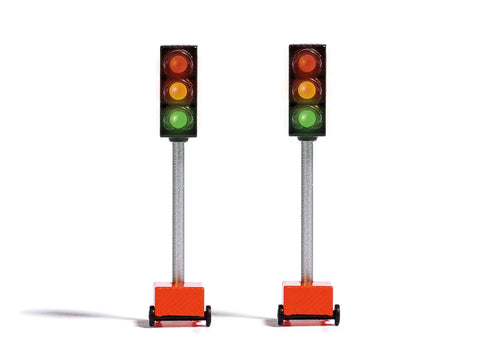 Busch 5451 HO/OO Gauge Temporary Traffic Lights