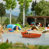 Busch 5480 HO/OO Gauge Moving Boat on a Lake Kit