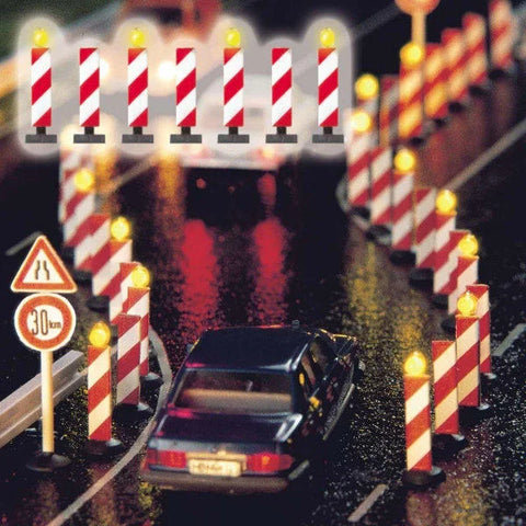 Busch 5907 HO/OO Gauge Road Construction Flashing Warning Lights