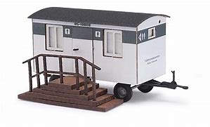 Busch 59937 HO/OO Gauge Restroom Trailer