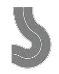 Noch 60710 HO/OO Gauge Country Road Grey 66mm Wide