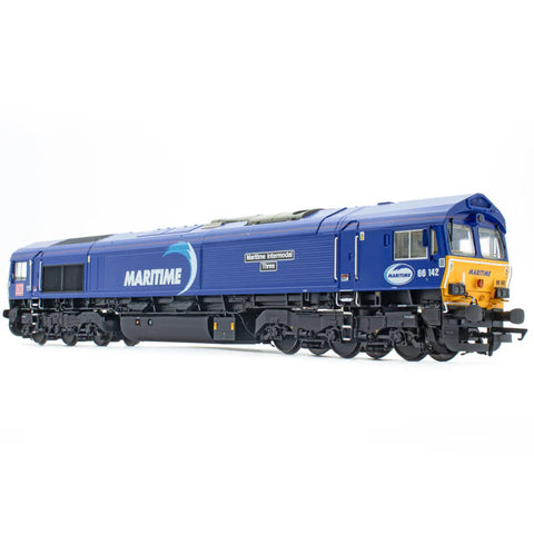 Accurascale 3011 OO Gauge Class 66 DB Maritime Blue 66142