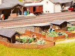 Noch 66804 HO/OO Gauge 3 Piece Garden Plot Laser Cut Kit