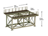 Noch 67023 HO/OO Gauge Truss Approach Bridge Laser Cut Kit 9cm