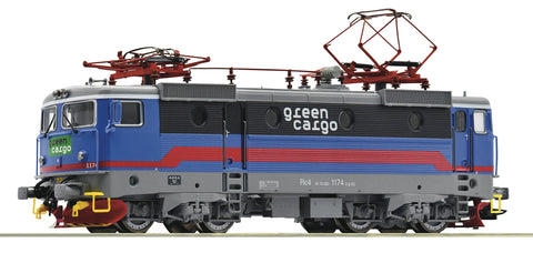 Roco 70457 HO Gauge Green Cargo Rc4 1174 Electric Locomotive VI