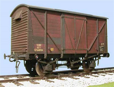 Slaters 7063 O Gauge BR 12 Ton Standard Van Kit