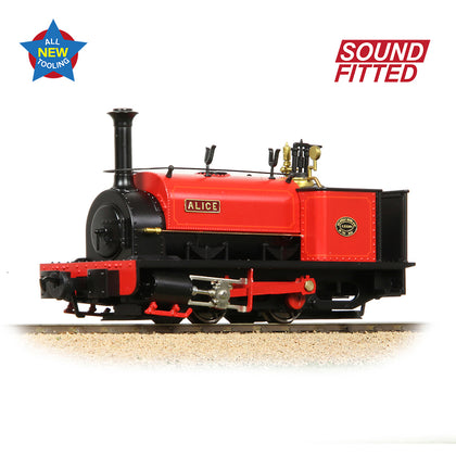 Bachmann 71-025SF NG7 Gauge Quarry Hunslet 0-4-0ST Alice Dinorwic DCC SOUND