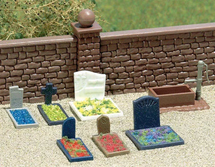 Busch 7662 HO/OO Gauge Mini Scene Rest in Peace
