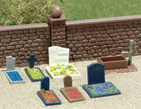 Busch 7662 HO/OO Gauge Mini Scene Rest in Peace