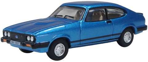 Oxford Diecast 76CAP010 1:76/OO Gauge Ford Capri MkIII Cosmos Blue Metallic