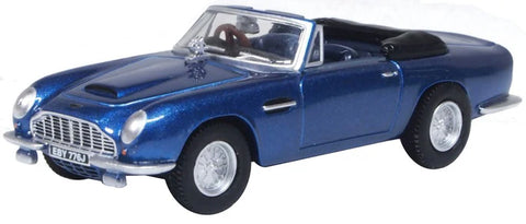Oxford Diecast 76DB6001 1:76/OO Gauge Aston Martin DB6 MkII Volante Blue