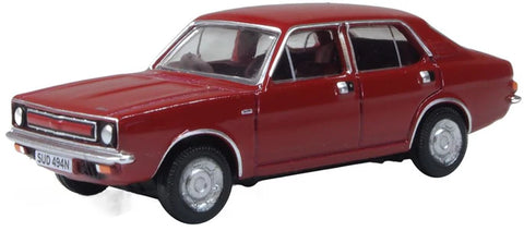 Oxford Diecast 76MAR007 1:76/OO Gauge Morris Marina Damask Red
