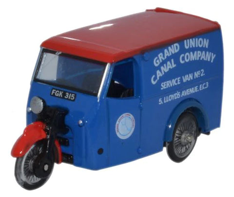 Oxford Diecast 76TV008 1:76/OO Gauge Tricycle Van Grand Union Canal Co