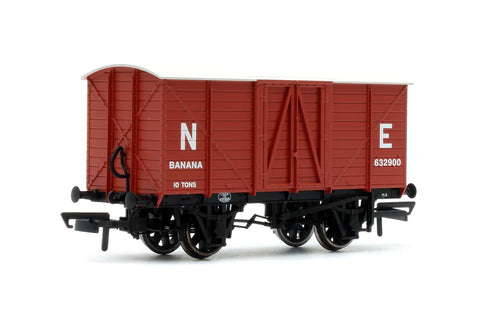 Oxford Rail 76BAN001C OO Gauge GE Banana Van  LNER (Pre 1937) 632900