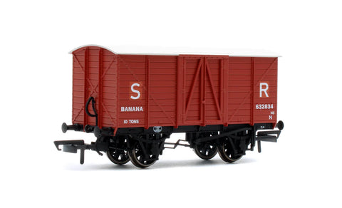 Oxford Rail 76BAN004C OO Gauge GE Banana Van Patched SR 632834