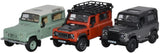Oxford Diecast 76SET47 1:76/OO Gauge Land Rover Defender Heritage Set
