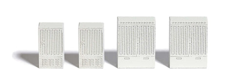 Busch 7772 HO/OO Gauge Cable Distribution Boxes (4)