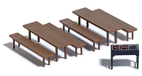 Busch 7782 HO/OO Gauge Beer Garden and Grill Set