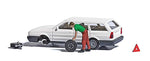 Busch 7827 HO/OO Gauge Flat Tyre Action Set