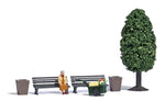Busch 7841 HO/OO Gauge Woman with Handcart