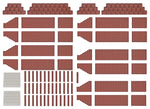 Busch 7871 HO/OO Gauge Planters & Palisades