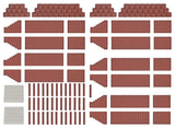Busch 7871 HO/OO Gauge Planters & Palisades
