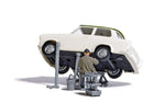Busch 7938 HO/OO Gauge Lifting Equipmrnt with Trabant