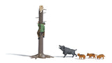Busch 7958 HO/OO Gauge Wild Boar Attack