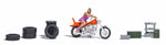 Busch 79811 HO/OO Gauge Biker Model