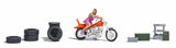Busch 79811 HO/OO Gauge Biker Model