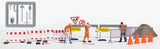 Busch 79900 HO/OO Gauge Setting up Road Barriers