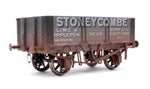 Dapol 7F-052-014W O Gauge 5 Plank Wagon 9ft Wheelbase Stoneycombe No.2 Weathered