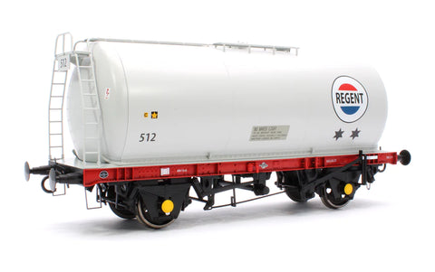 Dapol 7F-064-003 O Gauge 45t TTA Tank Wagon Regent Grey/Red 512