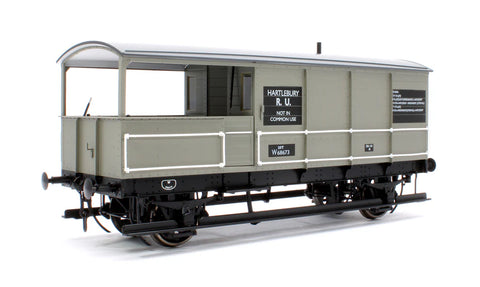 Dapol 7F-300-006 O Gauge Toad 20t Brake Van (Diagram AA20) GWR Grey W68673