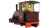 Rapido Trains 814507 OO-9 Gauge Peckett & Sons Cranmore Class – Lined Maroon DCC FITTED