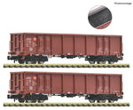 Fleischmann 830257 N Gauge DBAG Eans Gondola w/Coal Load Set (2) VI