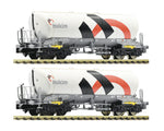 Fleischmann 848901 N Gauge Wascosa/Holcim Uacns932 Silo Wagon Set (2) VI