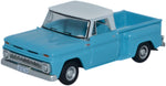 Oxford Diecast 87CP65001 1:87/HO Gauge Chevrolet Stepside Pick Up 1965 Light Blue/White