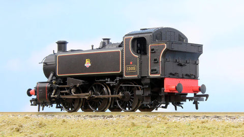 Rapido Trains 904003 OO Gauge 15xx BR Lined Black Early Emblem 1505