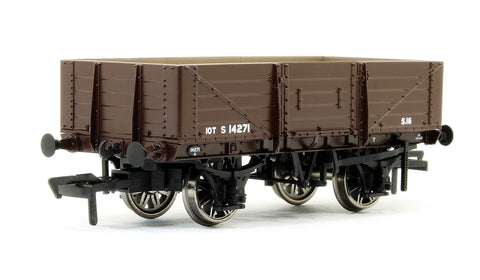 Rapido Trains 906007 OO Gauge 5 Plank Wagon SR Brown w BR Markings S14271