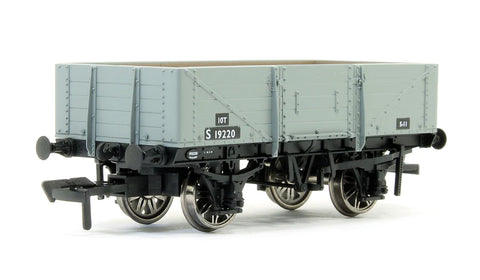 Rapido Trains 906008 OO Gauge 5 Plank Wagon BR Grey S19220