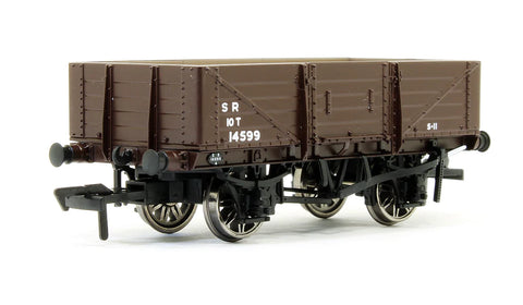 Rapido Trains 906015 OO Gauge 5 Plank Wagon SR Brown (Post-1936) 14599