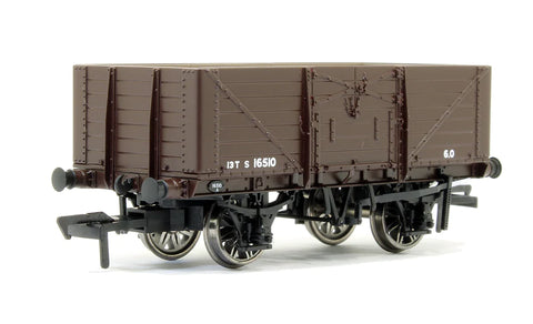 Rapido Trains 907007 OO Gauge 7 Plank Wagon SR Brown w BR Markings S16510