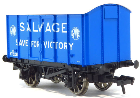 Rapido Trains 908009 OO Gauge Iron Mink No.47528 GWR Salvage for Victory (White Roundels)