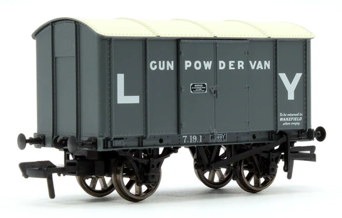 Rapido Trains 908024 OO Gauge 'Not Quite Mink' Lancashire and Yorkshire Railway Gunpowder Van No.30897