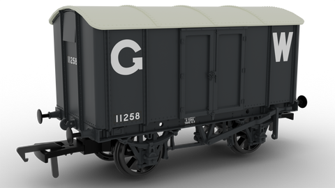 Rapido Trains 908037 OO Gauge Iron Mink – GWR Grey (25″ Numbers) No.11258