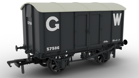 Rapido Trains 908038 OO Gauge Iron Mink – GWR Grey (25″ Numbers) No.57586