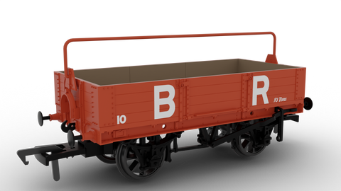 Rapido Trains 925017 OO Gauge Barry Railway Four-Plank Open No.10