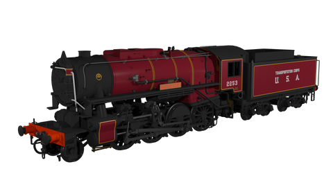 Rapido Trains 926008 OO Gauge USATC S160 No.2253′ Omaha’ (as preserved)